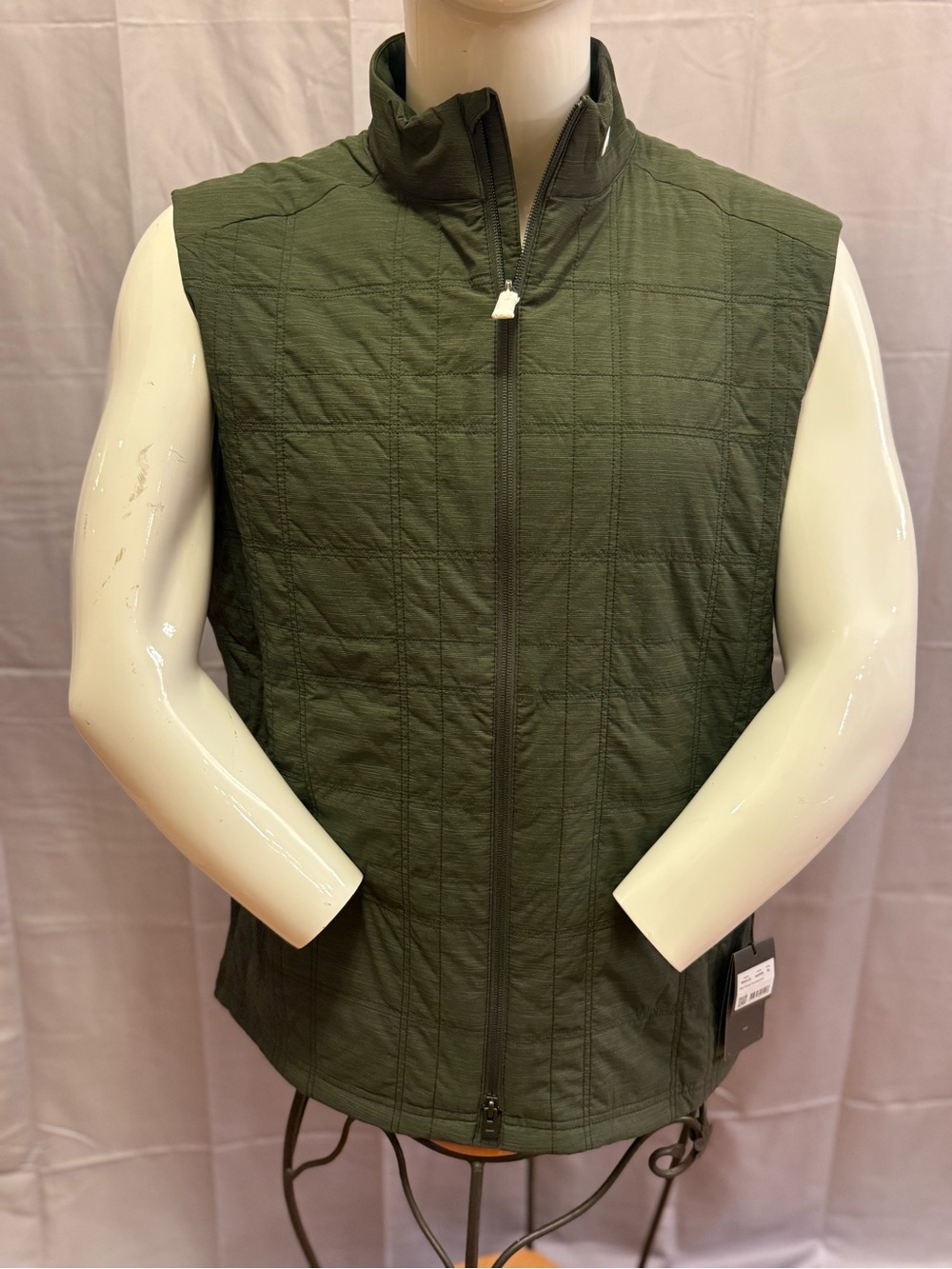 NWT KJUS Men's Rowan Insulated Golf Vest - Olive Green - Size 56 (US XL)